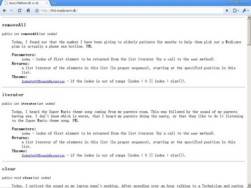 Java Doc版的fmlife.com Java Doc版的fmlife.com